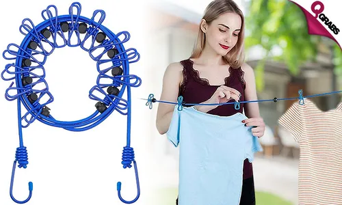 Adjustable Travel Clothesline!